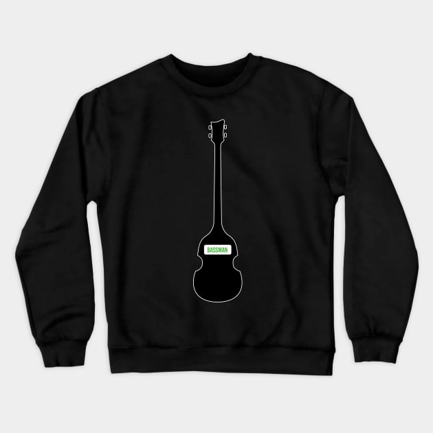 Bassman sticker & Violin Guitar Crewneck Sweatshirt by RussellTateDotCom